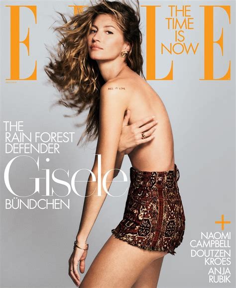 Gisele Bundchen Fappening Topless For Elle 2019 The Fappening