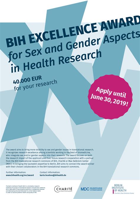 apply for the bhi excellence award for sex and gender aspects in health free download nude