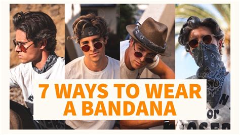 How To Wear A Bandana Guys Long Hair