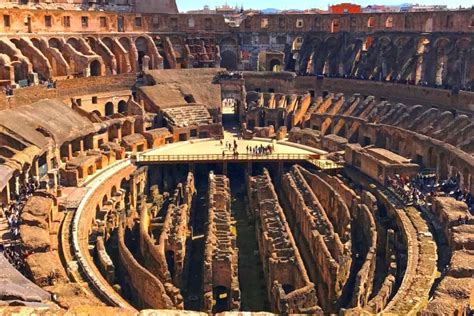 Conhecendo os bastidores do Coliseu em Roma Subterrâneo e o 3º piso