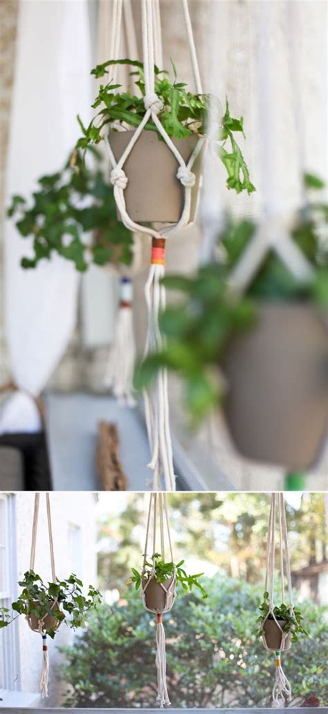 10 Easy Ways To Make Hanging Planters