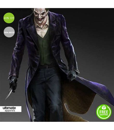 Batman Arkham Knight Origins Joker Cosplay Costume