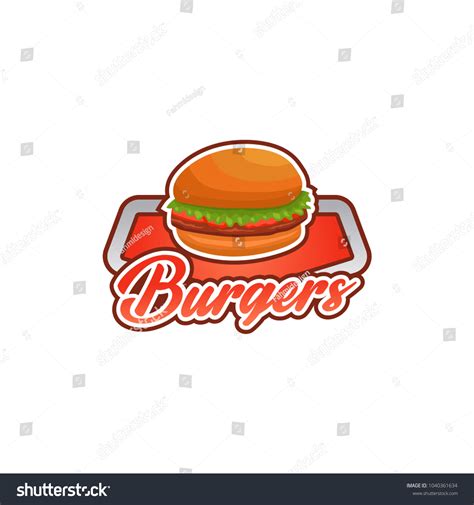 fast food label badges hamburger fast stock vector royalty free 1040361634 shutterstock