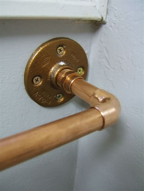5 out of 5 customer rating. curtain rail copper pipe | Home Ideas | Copper bathroom ...