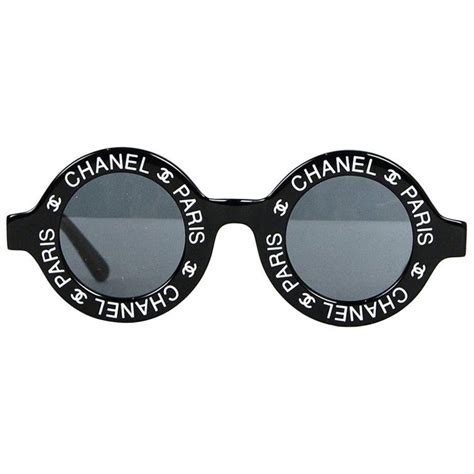 Chanel Rare Black Vintage 90s Cc Paris Sunglasses Year 1993 Spring