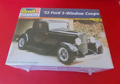 Revell Monogram 1932 Ford 3 Window Coupe 32 Hot Rod Model Car Kit 1 25 Scale 34 99 Picclick