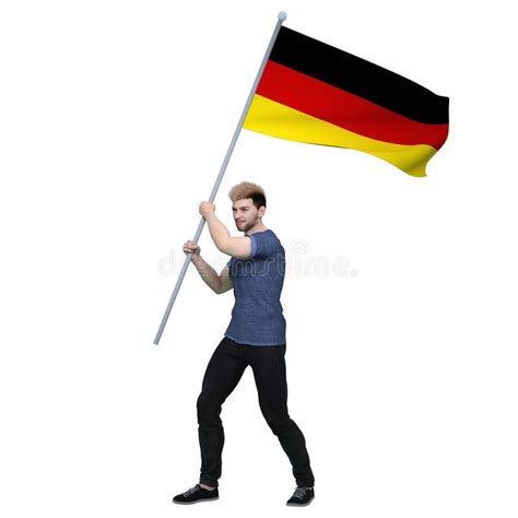 Holding German Flag Stock Illustrations 397 Holding German Flag Stock