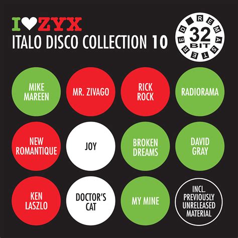 Zyx Italo Disco Collection 10 Zyx Music