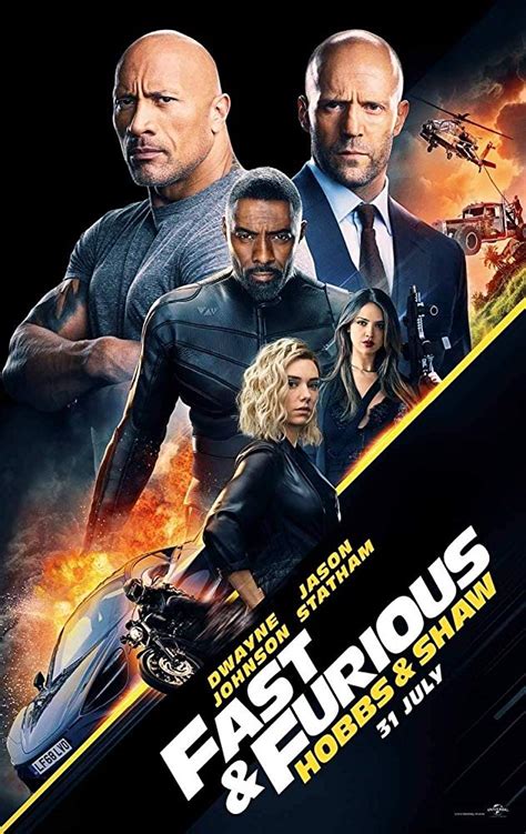 Poster Fast And Furious Presents Hobbs And Shaw 2019 Poster Furios și