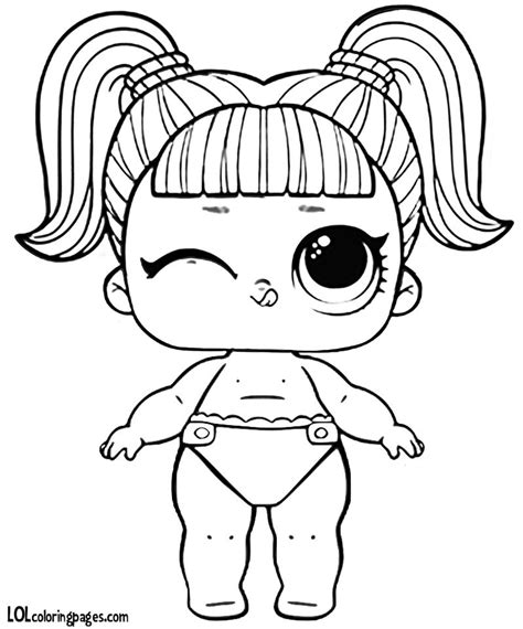 Lol Dolls Coloring Pages At Getdrawings Free Download
