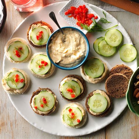 Cucumber Canapes Recipe Taste Of Home