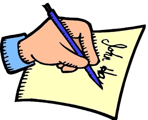 Writing Notes Clipart Free Download On Clipartmag