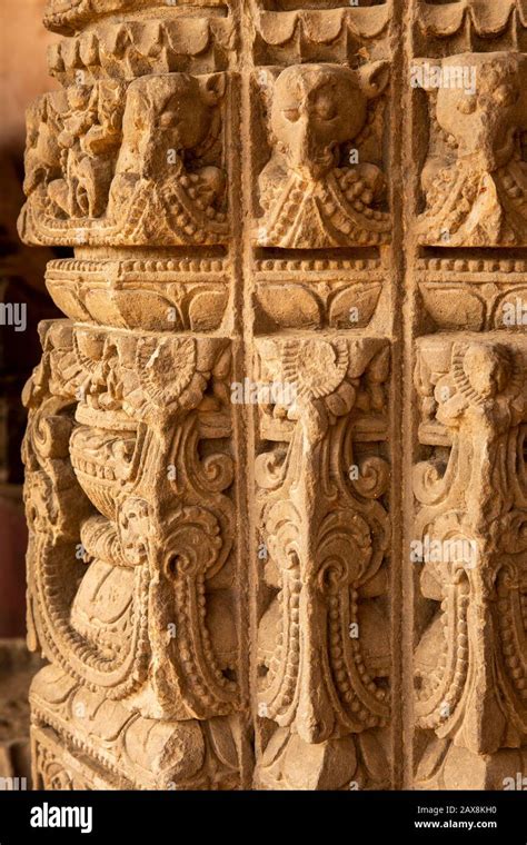 India Rajasthan Abhaneri Chand Baori Stepwell Mughal Columned