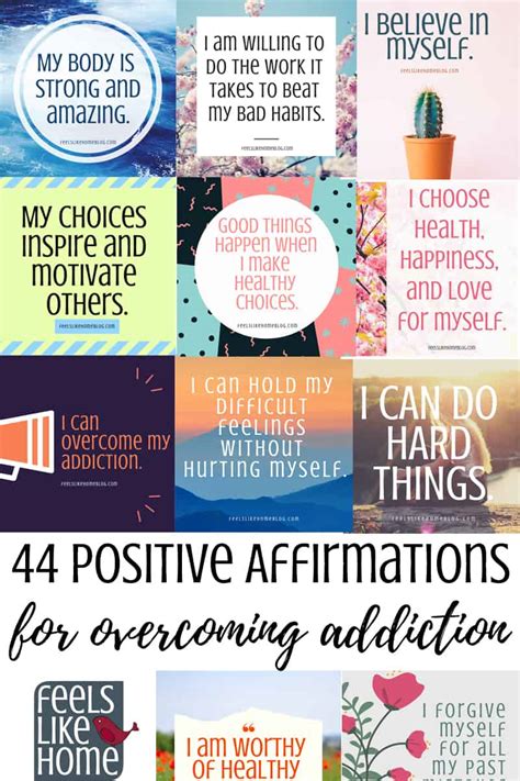 44 Positive Affirmations For Defeating Cravings And Overcoming Addicti