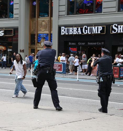 Police Shoot Man Near Times Square And Tourists Reach For Cameras