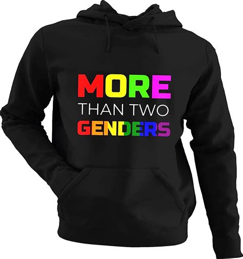More Than 2 Genders Hoodie More Than 2 Genders Shirtt Shirtshort Sleeve Amazonca