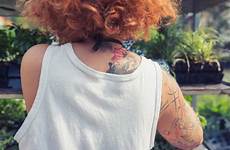 tattooed redheads stock