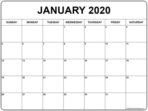 Download or customize free printable 2020 monthly calendar templates with us holidays. 2020 Printable Calendar - Download Free Blank Templates