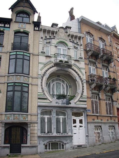 Art Nouveau House Brussels Футуристическая архитектура Архитектура