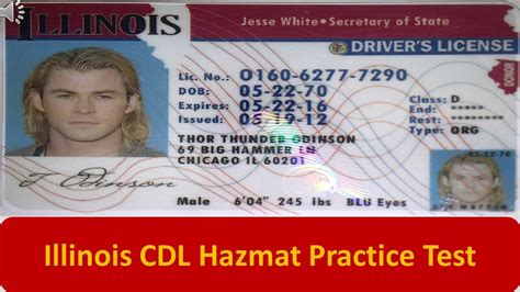 Illinois Cdl Hazmat Practice Test Youtube