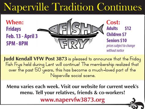 Veterans In Touch Lent And Fish Frys Positively Naperville