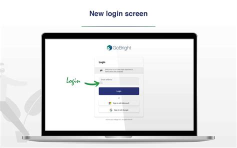 New Login Experience For The Online Portal Gobright