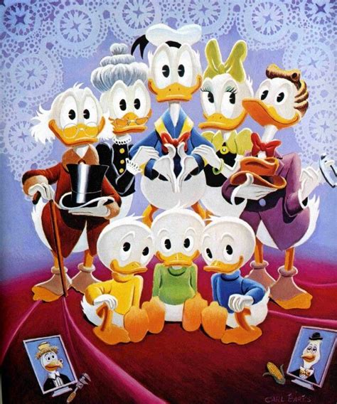 Portrait De Famille Disney Duck Donald Duck Comic Disney