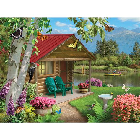 Lake Life 1000 Piece Jigsaw Puzzle Bits And Pieces