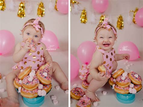 Move Over Cake Smash—donut Smashes Are The New Lazy Mom Alternative Donut Themed Birthday Party