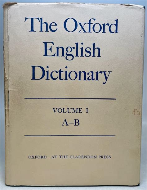 The Oxford English Dictionary By Oxford English Dictionary Very Good