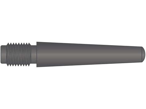 Taper Pin Threaded Ext 12mm X 120mm Carbon Steel Din 7977 Gl Huyett