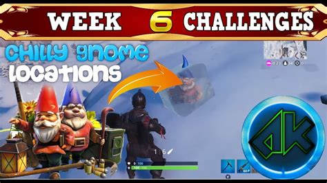 Fortnite Week 6 Challenges Guide Chilly Gnome Locations Slide An Ice