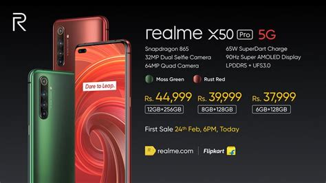 Buy realme 8 5g online at best price with offers in india. Realme Annoucned its Flagship for 2020 - Realme X50 Pro 5G ...