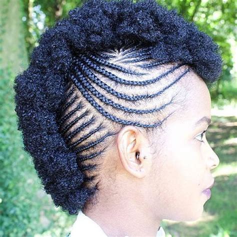 30 Glamorous Braided Mohawk Hairstyles For Girls And Women Hairstyles