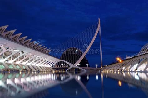 Architettura Futuristica Di Valencia Fotografia Editoriale Immagine