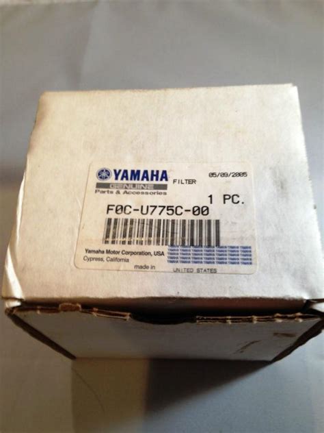 Purchase Yamaha Jet Boat Replacement Fuel Filter Oem F0c U775c 00