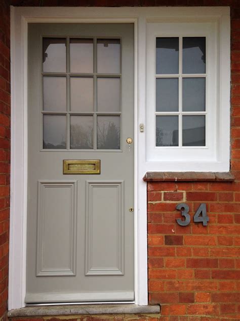 An Example Of Front Door And Side Window We Made For A House In