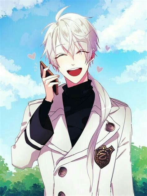 Zen Hyun Ryu Smiling Hearts Cellphone Blushing Cute