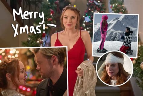 Lindsay Lohan Gets In The Holiday Spirit In New Rom Com Falling For