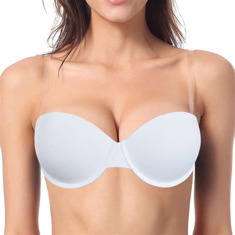 New Women Sexy Lingerie Push Up Bra Wedding Invisible Strap Strapless