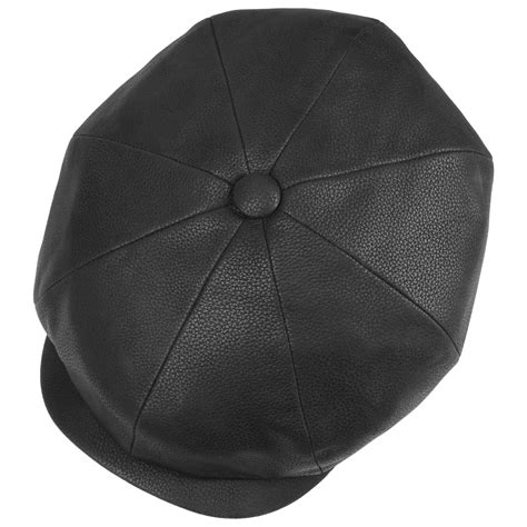 Hatteras Chevrette Leather Cap By Stetson 16900