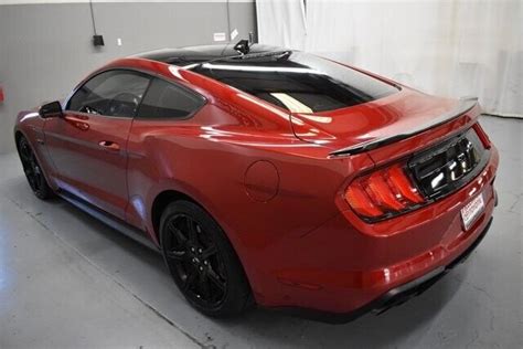 2020 Ford Mustang Gt Premium 47200 Miles Rapid Red Metallic Tinted