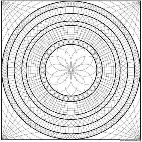 Free Geometric Mandala Coloring Pages Download Free Geometric Mandala