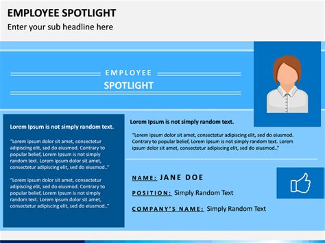 Free Employee Spotlight Template Powerpoint Printable Templates