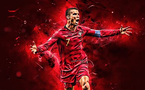 Download Wallpapers Cristiano Ronaldo Portugal National Team Goal