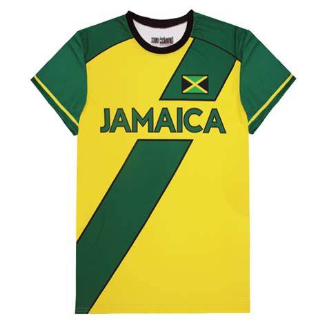 Ladies ‘jamaica Jersey All Over Printed Performance T Shirt