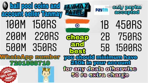 Get free packages of coins (stash, heap, vault), spin pack and power packs with 8 ball pool online generator. 8 ball pool | coins selling | trick shots | coin seller ...
