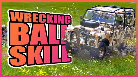 How To Perform WRECKING BALL SKILL In FORZA HORIZON 4 YouTube