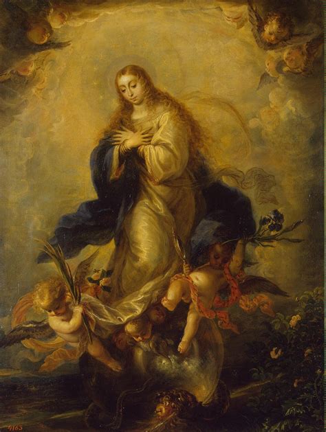 Immaculate Conception Painting Cerezo Mateo Oil Paintings