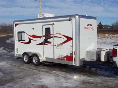 2010 Used Forest River Work And Play 16ul Toy Hauler In Minnesota Mn